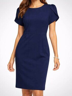 Calvin Klein Navy Knee-Length Semi Formal Corpcore Elegant Career Dress size 12